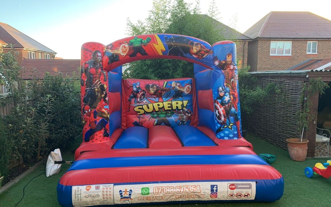 Children’s Superhero Bouncy Castle