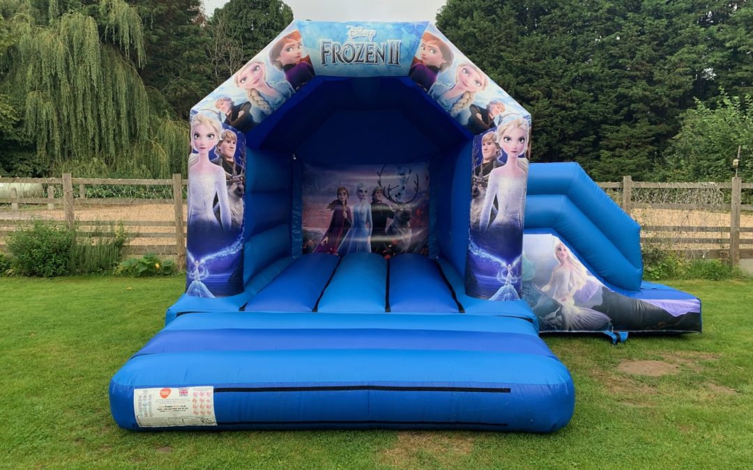 Children’s Frozen Combi Slide Bouncy Castle