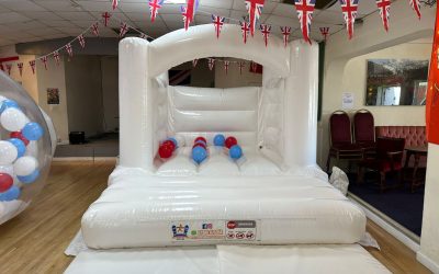 Children’s White Bouncy Castle